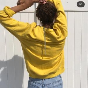 Vintage Yellow Sweatshirt